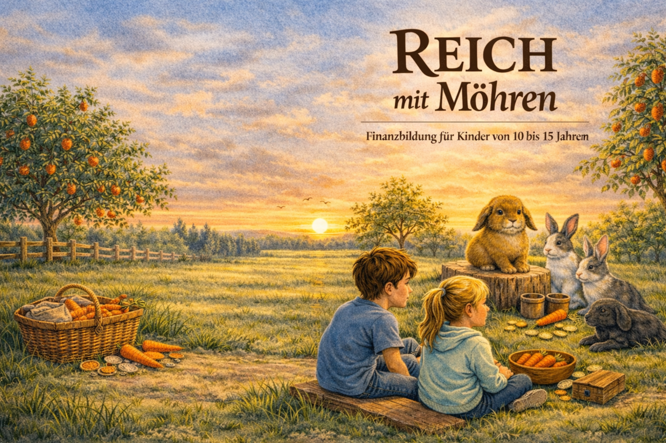 Reich mit Möhren – Finanzbildungsbuch für Kinder von Jörg Leidinger